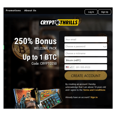 CryptoThrills Site